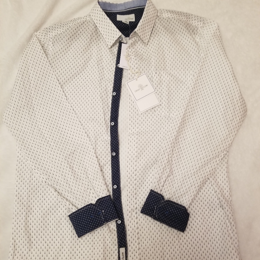 Men's button down dress shirt